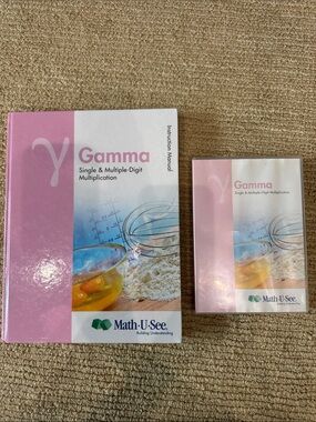 Math-U-See Gamma Single & Multiple-Digit Multiplication - Pink/White